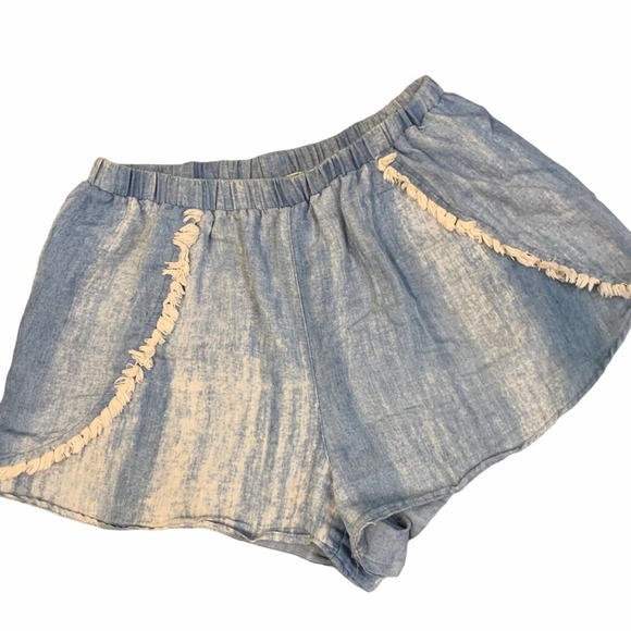 Flying Tomato Pants - Flying Tomato Blue Washed Casual Short SMALL 1576